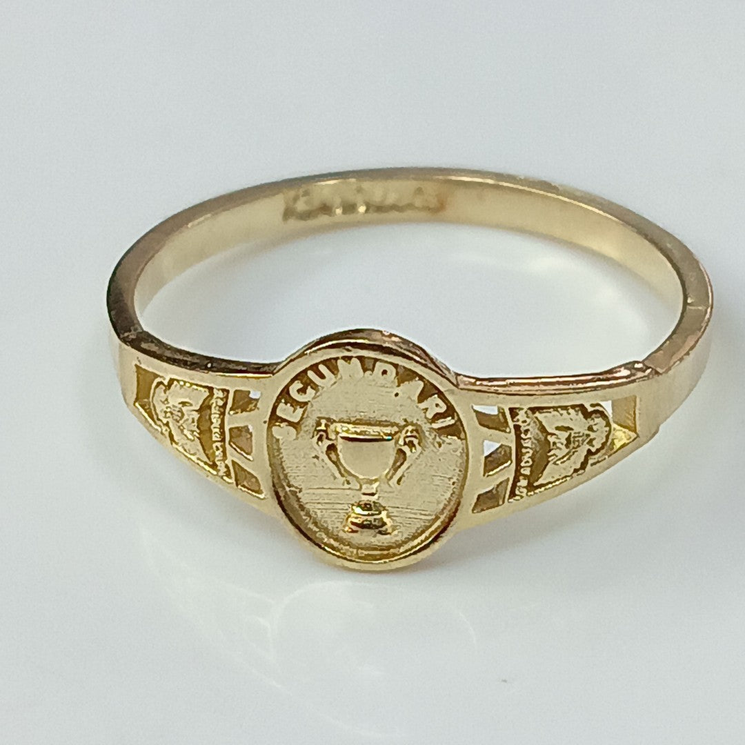 ANILLO DE GRADUACIÓN ORO 10 K 1.2 GRMS (SEMINUEVO)