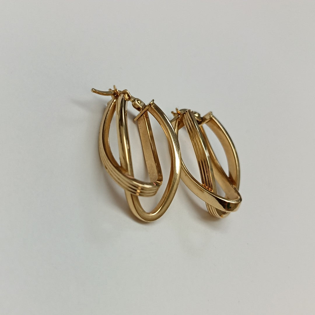 ARRACADAS PAR ORO 14 K 4,10 GRMS (SEMINUEVO)