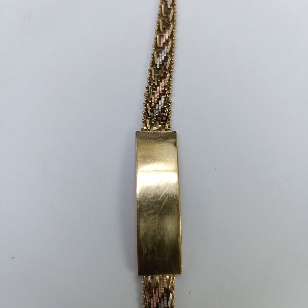 ESCLAVA ORO COMBINADO 14 K 10,00 GRMS (SEMINUEVO)