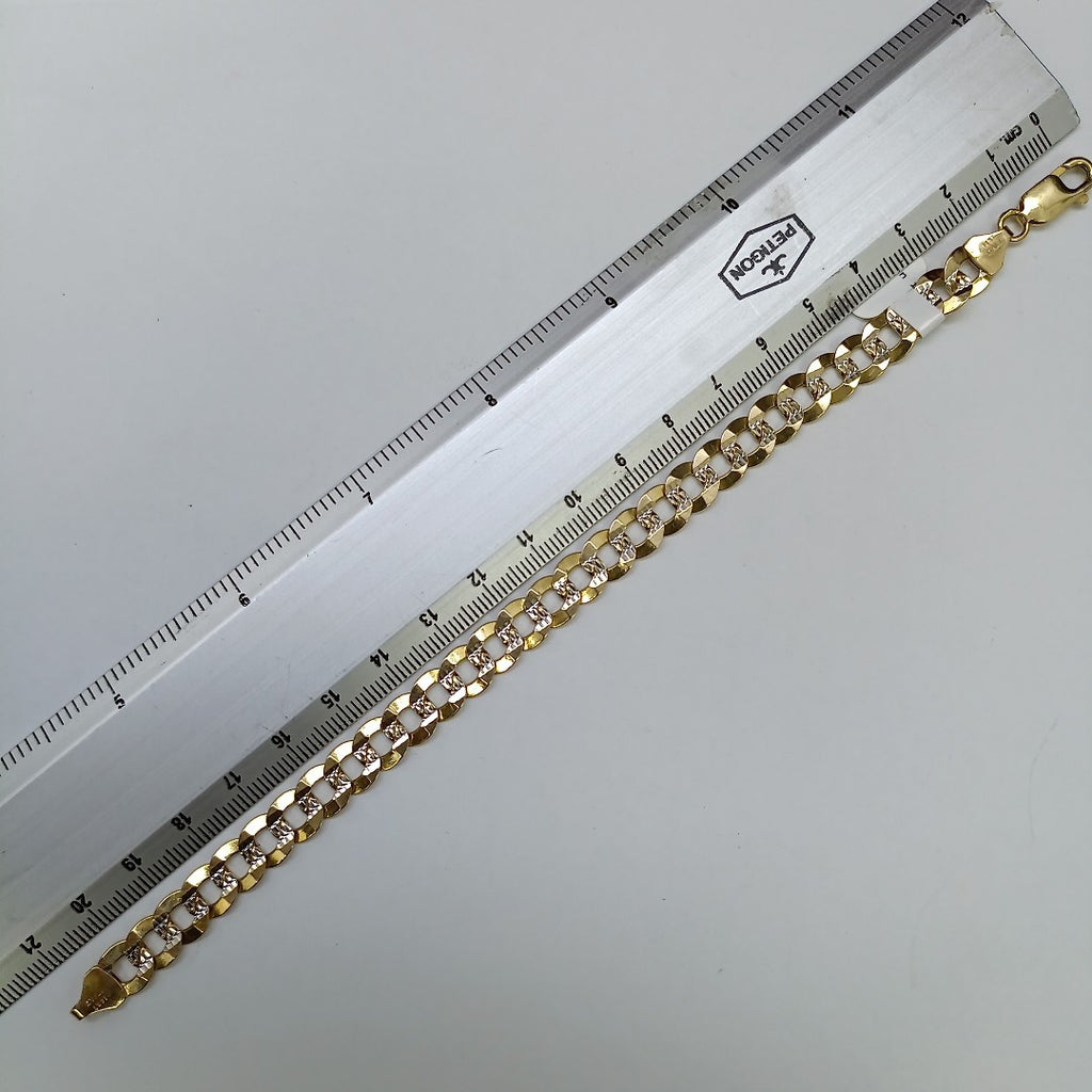 PULSERA ORO, RODIADO 14 K 15.7 GRMS (SEMINUEVO)