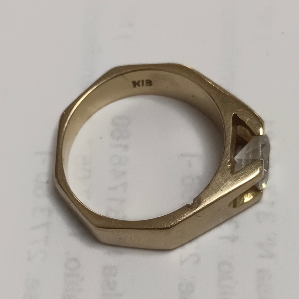 ANILLO ORO 18 K 6,50 GRMS (SEMINUEVO)