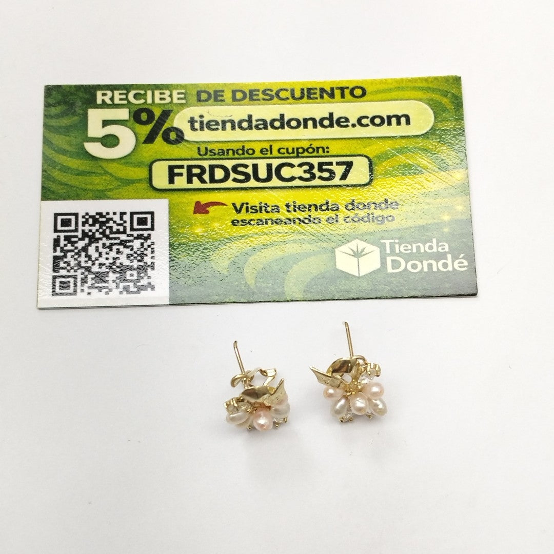 ARETES PAR ORO 14 K 3,60 GRMS (SEMINUEVO)