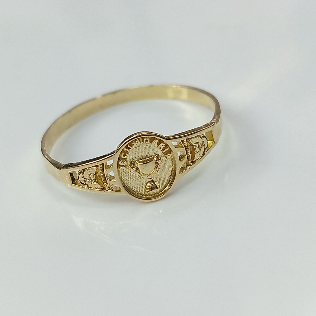 ANILLO DE GRADUACIÓN ORO 10 K 1.1 GRMS (SEMINUEVO)
