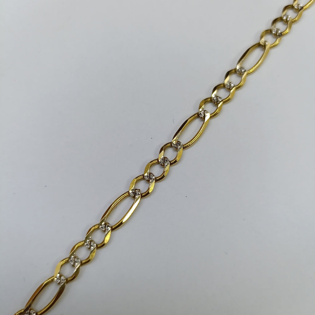 PULSERA ORO, RODIADO 10 K 4.9 GRMS (SEMINUEVO)