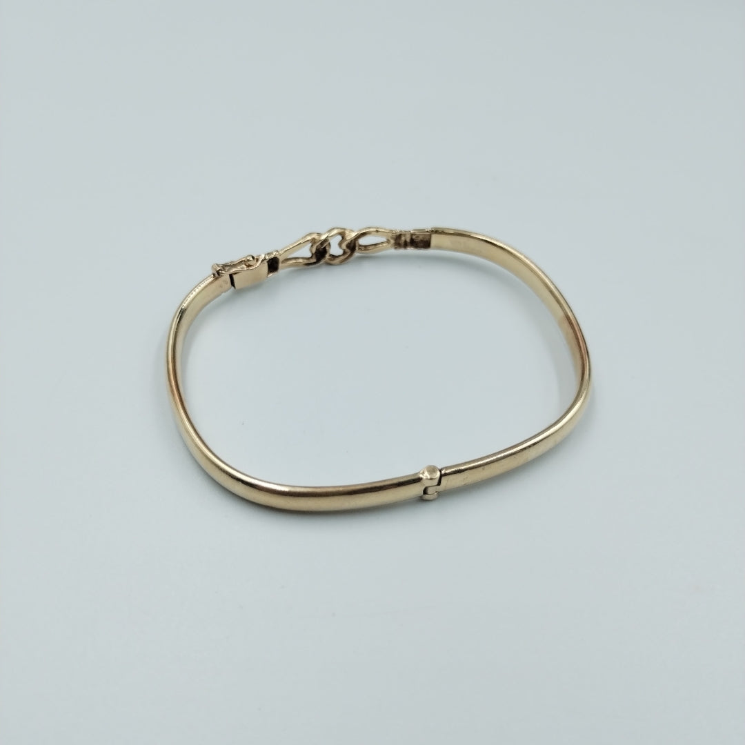 PULSERA RIGIDA ORO 14 K 9.3 GRMS (SEMINUEVO)
