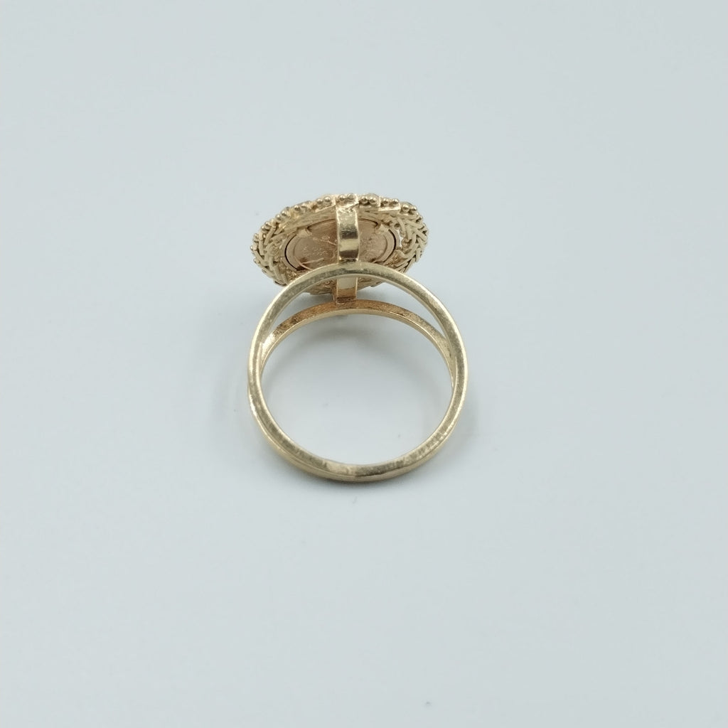 K1 4.6 GRMS 14 K IDENTIFICACIÓN ANILLITO MATERIALES ORO CANTIDAD DE P (SEMINUEVO)