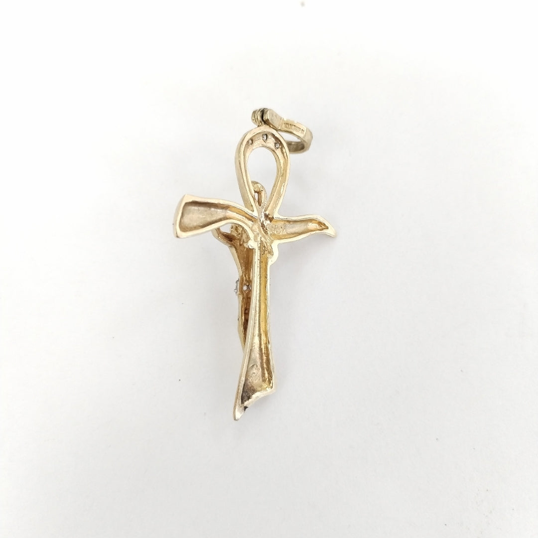 CRUCIFIJO ORO 10 K 4,90 GRMS (SEMINUEVO)