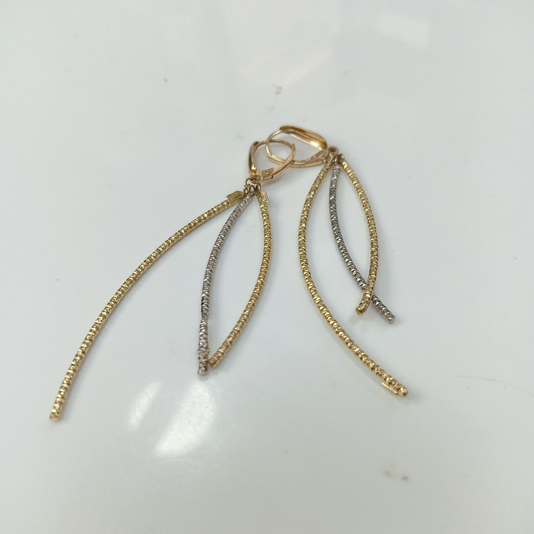 ARETES PAR ORO 10 K 2.8 GRMS (SEMINUEVO)