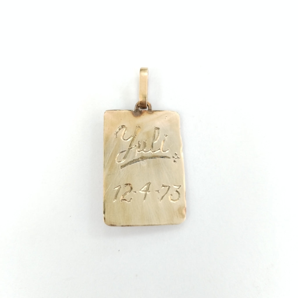 MEDALLA RELIGIOSA ORO 8 K 2,70 GRMS (SEMINUEVO)