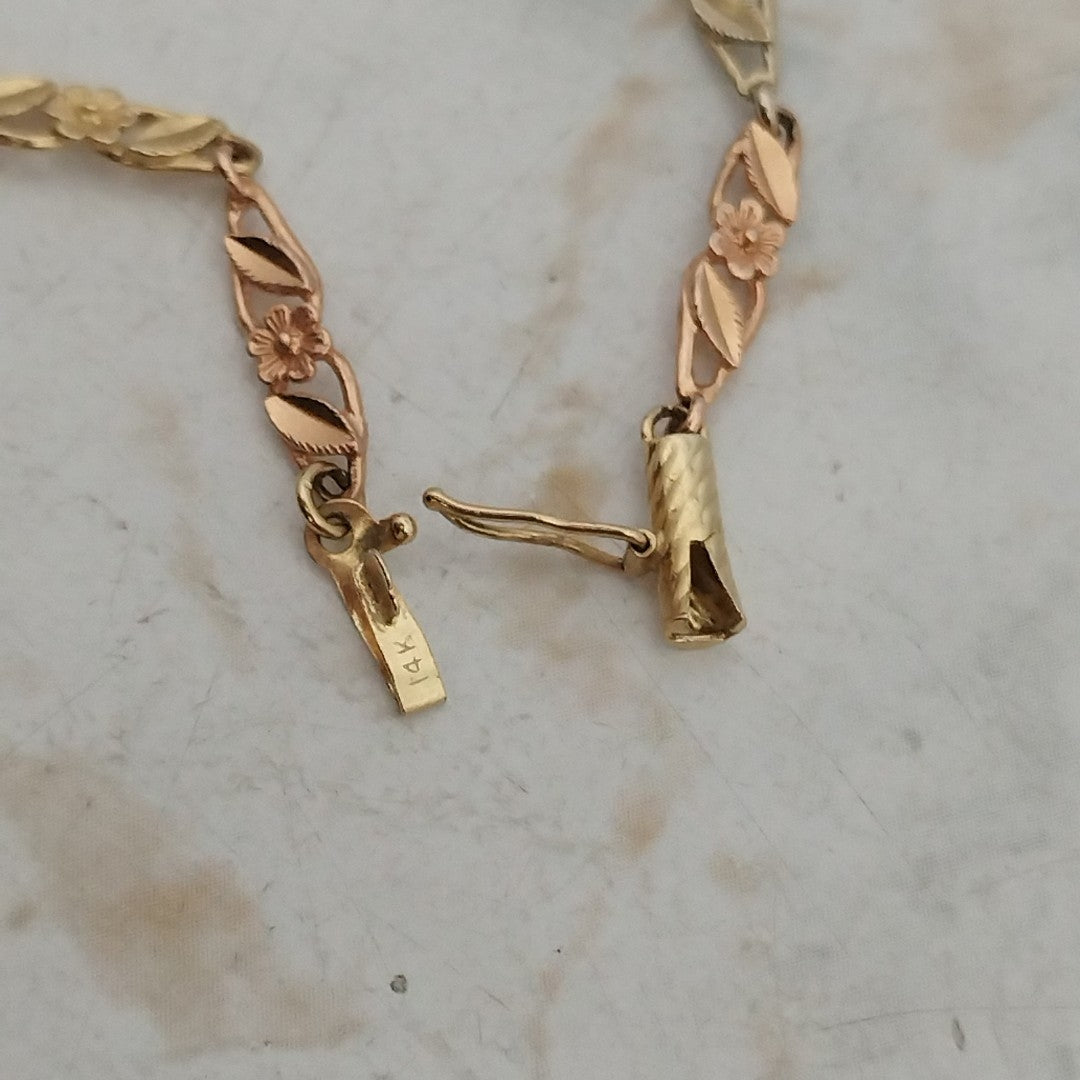 PULSERA ORO 14 K 4.3 GRMS (SEMINUEVO)