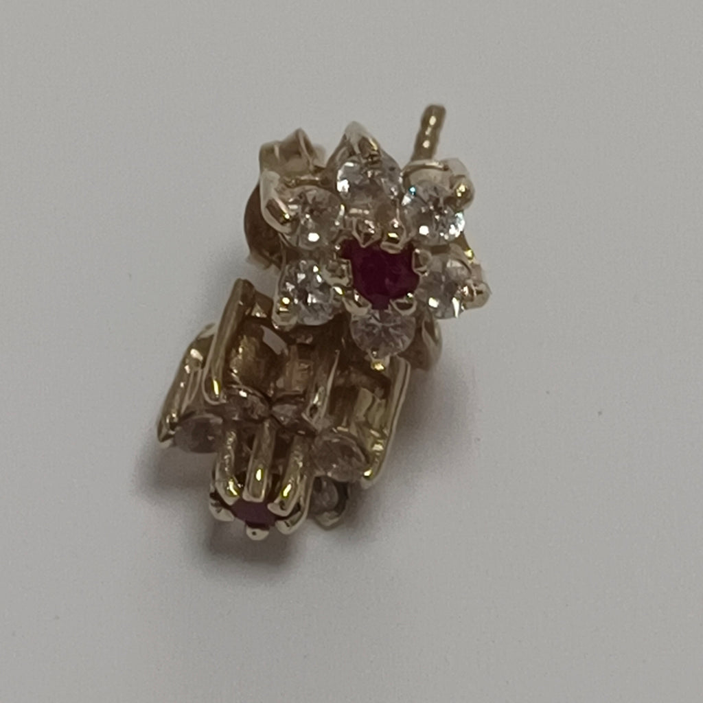 ARETES PAR ORO 14 K 2.9 GRMS (SEMINUEVO)