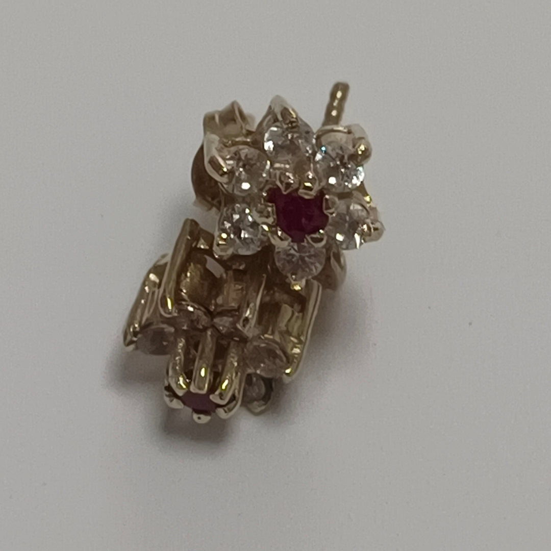 ARETES PAR ORO 14 K 2.9 GRMS (SEMINUEVO)