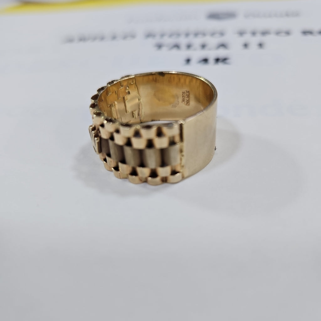 ANILLO ORO 14 K 9.1 GRMS (SEMINUEVO)