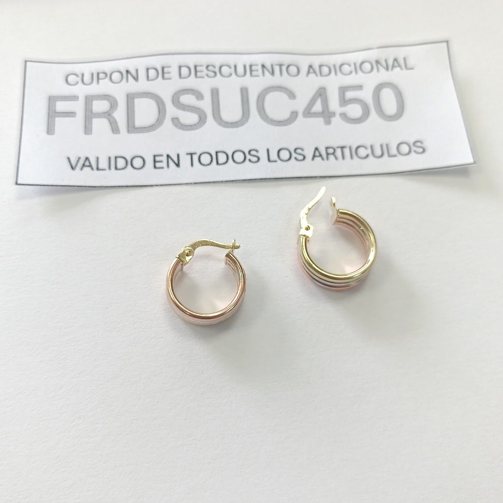 ARRACADAS ORO 14K 1.7 (NUEVO)