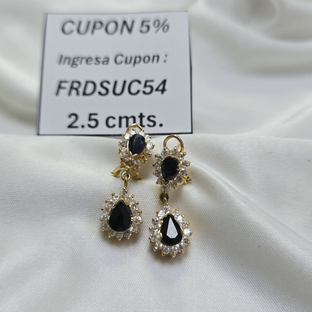 ARETES PAR ORO 14 K 6.6 GRMS (SEMINUEVO)