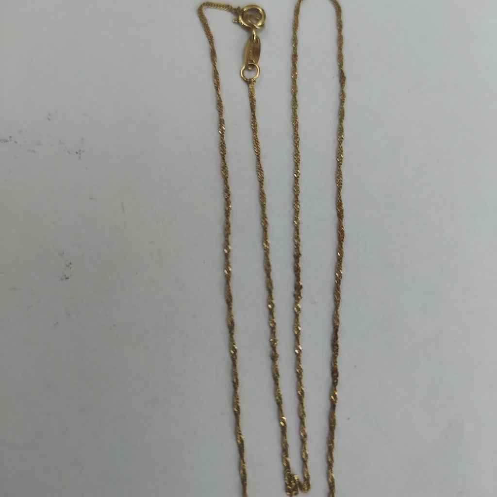 CADENA ORO 14 K 0.5 GRMS (SEMINUEVO)