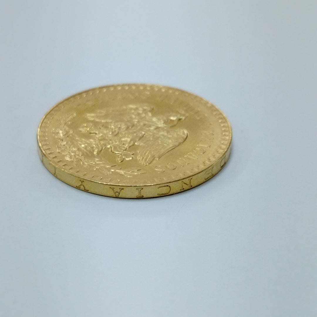 K1 41.6 GRMS 21 K IDENTIFICACIÓN MONEDA NOMINATIVA MONEDAS PESOS 50 PESO (SEMINUEVO)