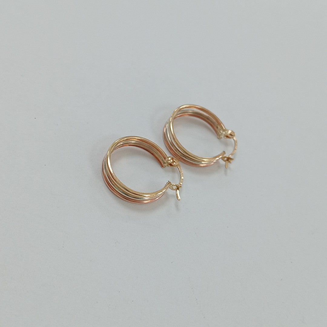 ARRACADAS PAR ORO 10 K 2 GRMS (SEMINUEVO)