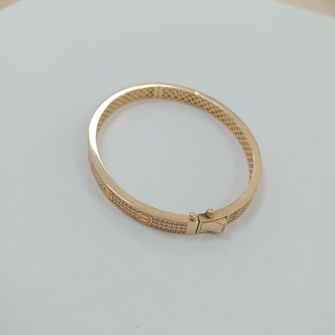 PULSERA RIGIDA ORO 10 K 11.4 GRMS (SEMINUEVO)