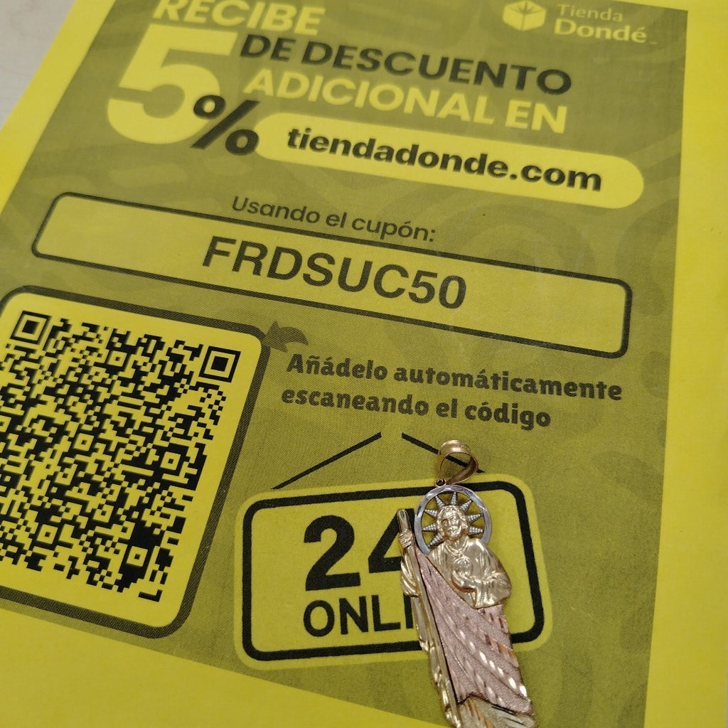 DIJE ORO,ORO COMBINADO 14 K 10,80 GRMS (SEMINUEVO)