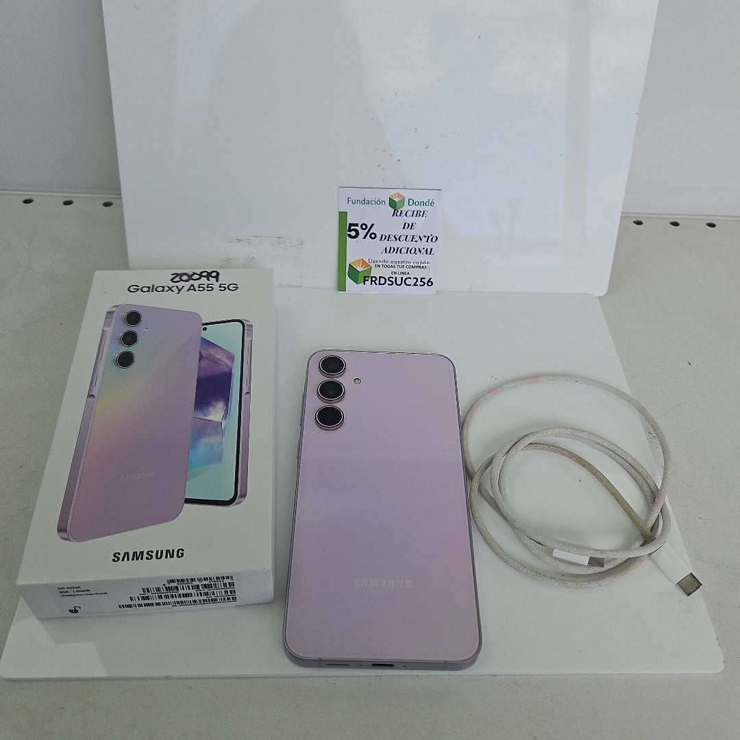 CELULAR SAMSUNG GALAXY A55 5G SM-A556E (2024) 256 GB 8 GB RAM (SEMINUEVO)