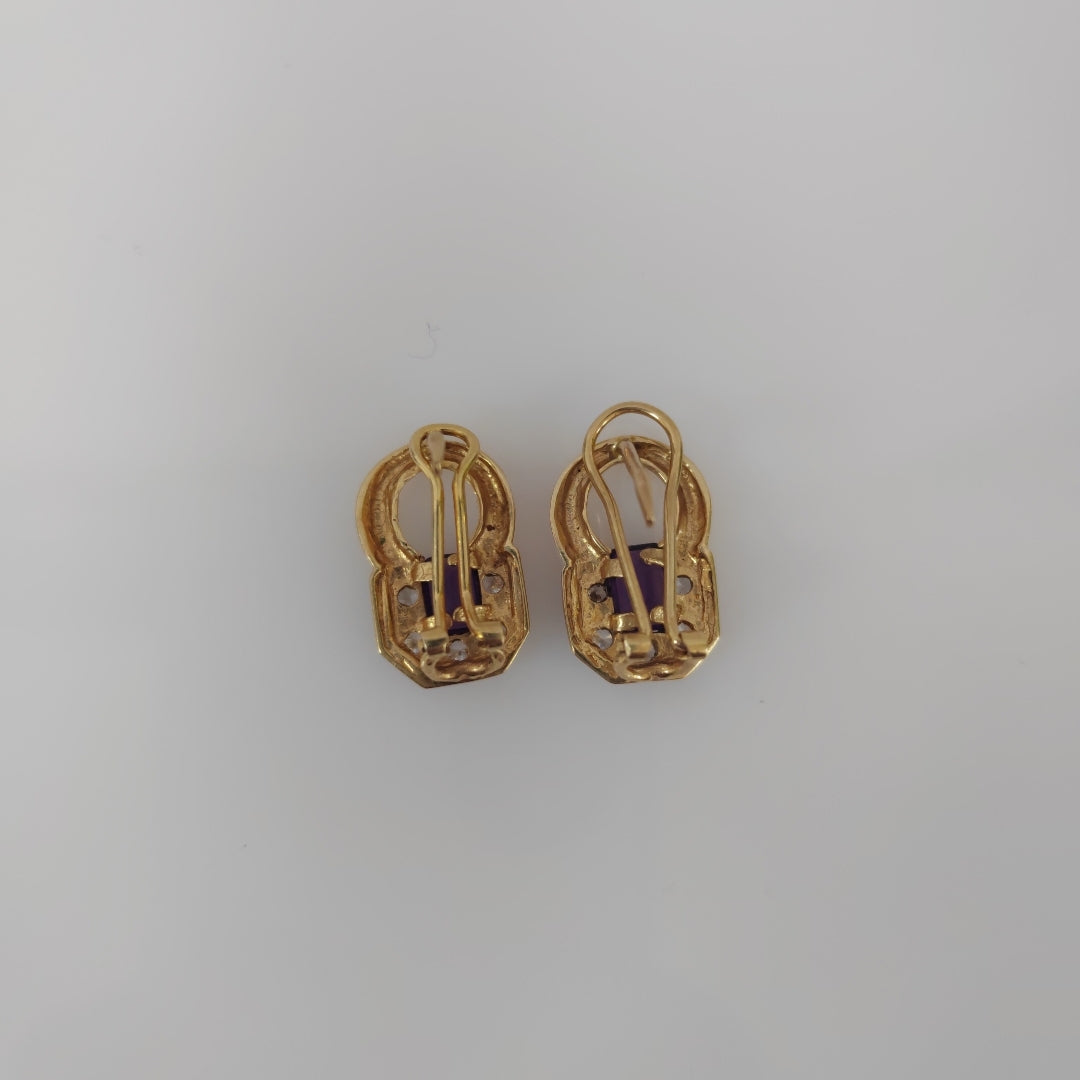 ARETES PAR ORO 14 K 4.7 GRMS (SEMINUEVO)