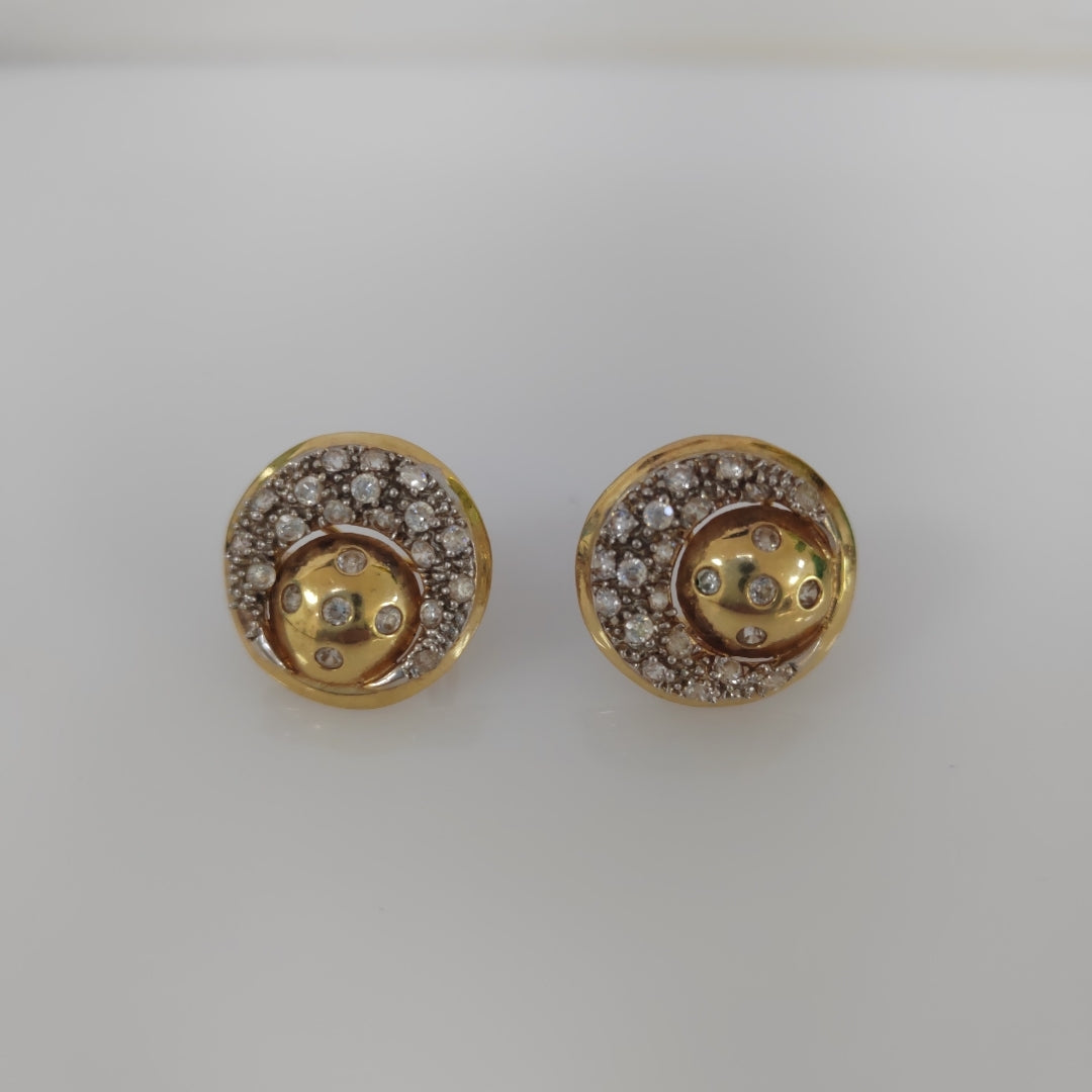 ARETES PAR ORO 14 K 7.8 GRMS (SEMINUEVO)