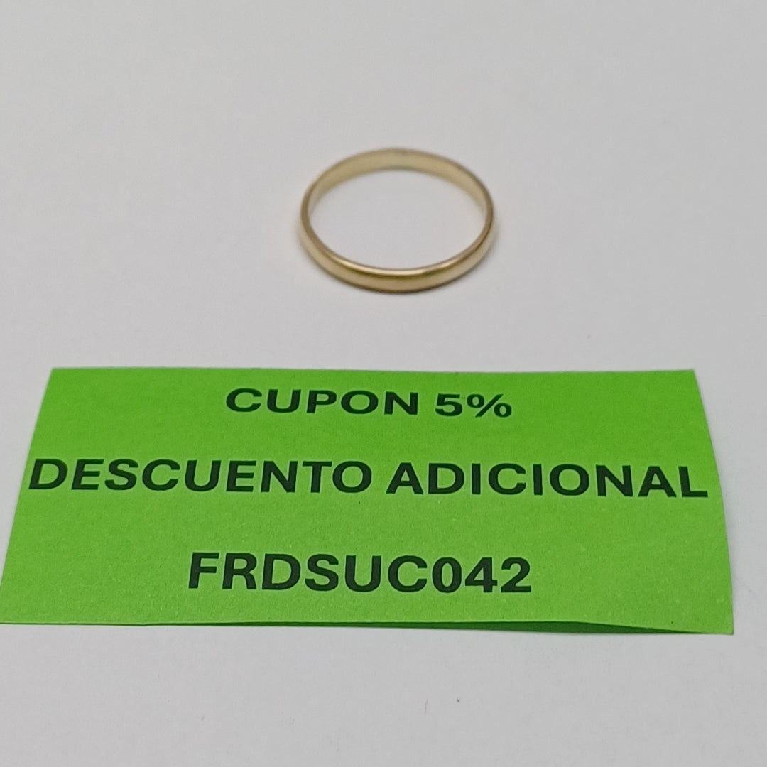 ARGOLLA ORO 14 K 1,80 GRMS (SEMINUEVO)