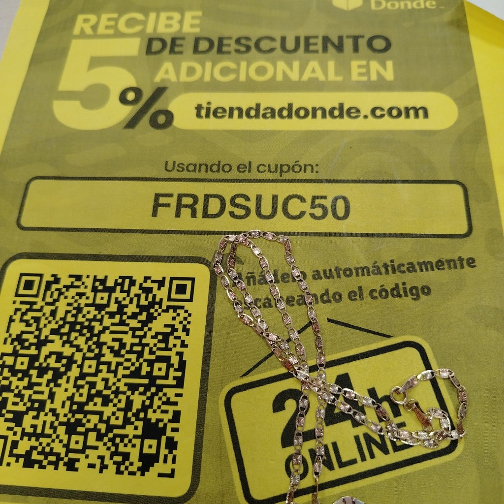 CADENA ORO, ORO COMBINADO 10 K 4.8 GRMS (SEMINUEVO)