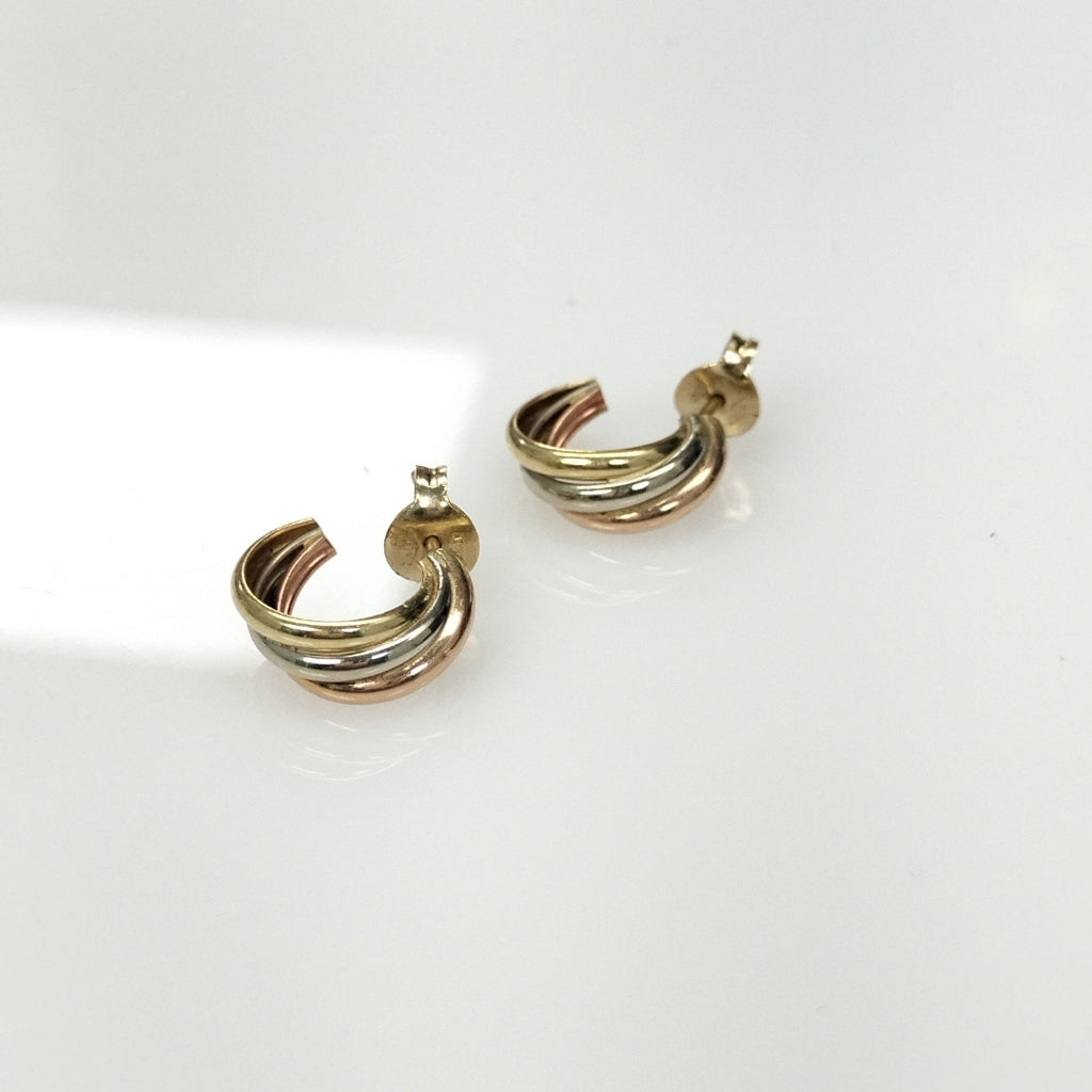BROQUELES PAR ORO COMBINADO 10 K 2,30 GRMS (SEMINUEVO)