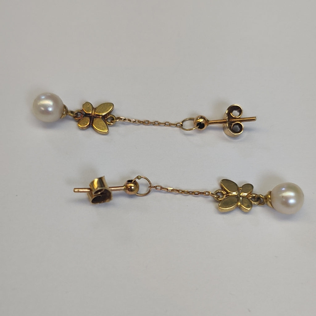 ARETES PAR ORO 14 K 2,40 GRMS (SEMINUEVO)