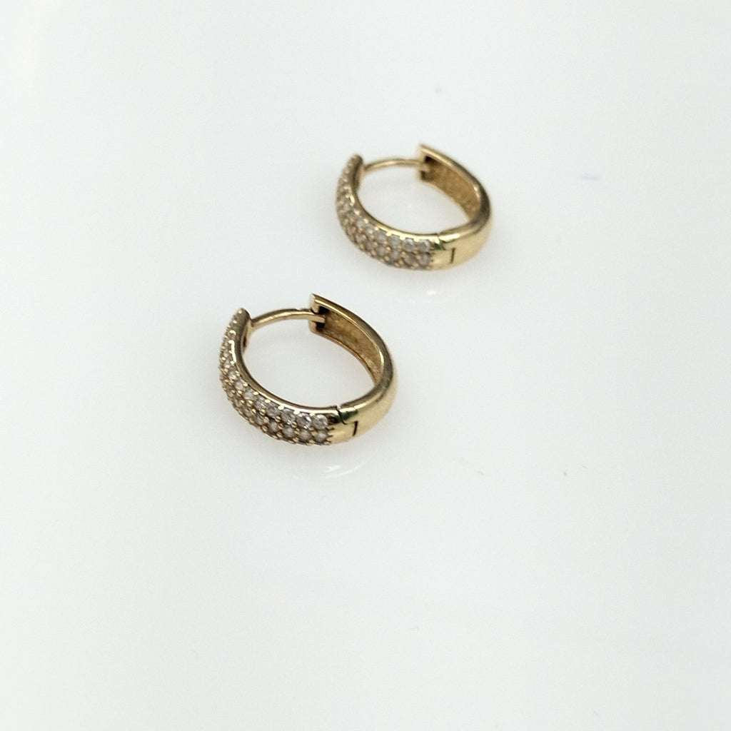 ARRACADAS PAR ORO 14 K 2.4 GRMS (SEMINUEVO)
