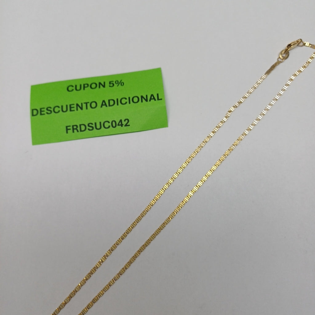 CADENA ORO 14 K 3.1 GRMS (SEMINUEVO)