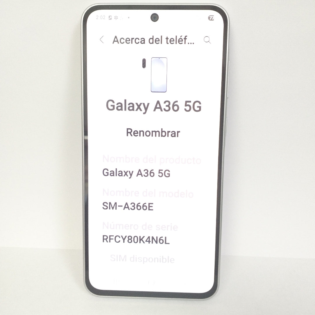CELULAR SAMSUNG GALAXY A36 5G SM-A366E (2025) 128 GB 6 GB RAM (SEMINUEVO)