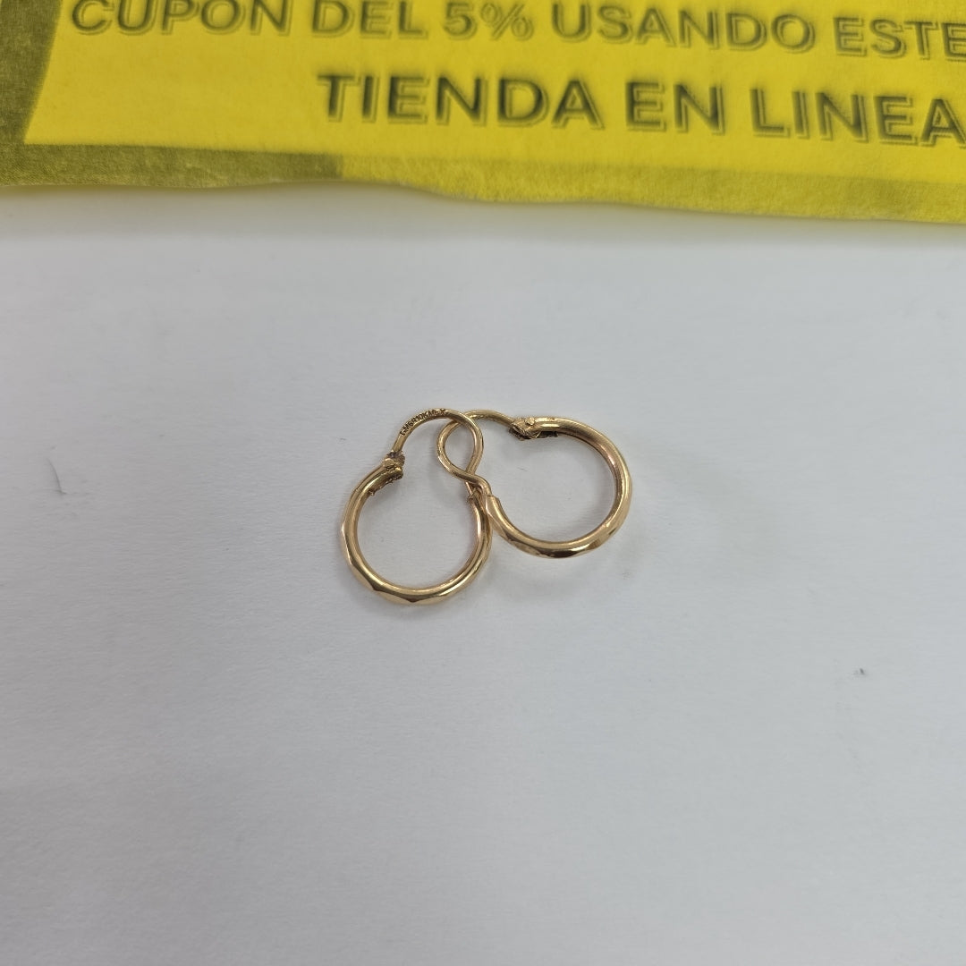 ARRACADAS PAR ORO 10 K 0,70 GRMS (SEMINUEVO)