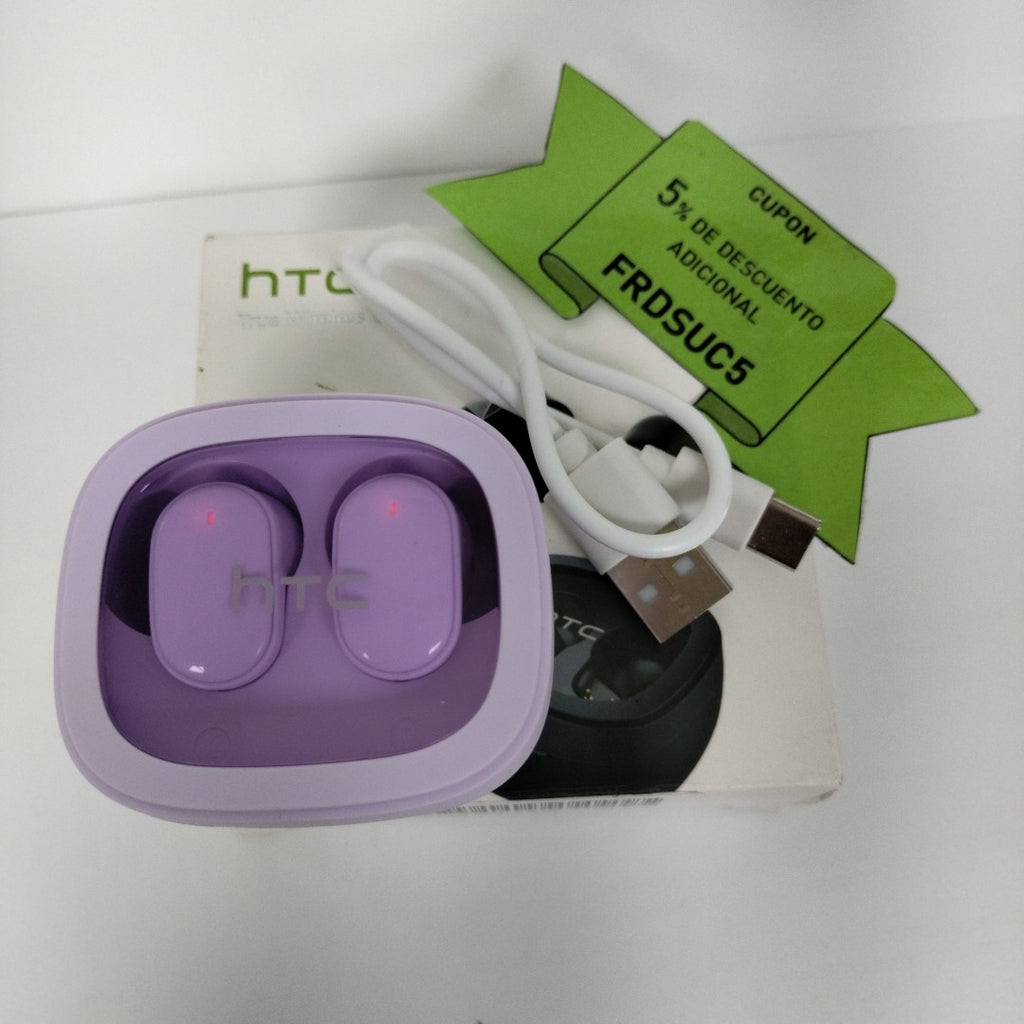 AUDIFONOS HTC EARBUDS 9 INALAMBRICO IN EAR (SEMINUEVO)