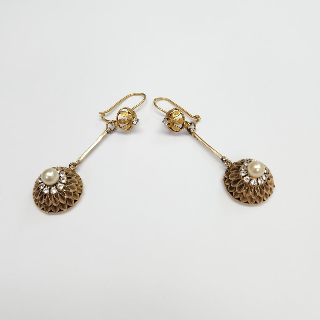 ARETES PAR ORO 14 K 9,50 GRMS (SEMINUEVO)