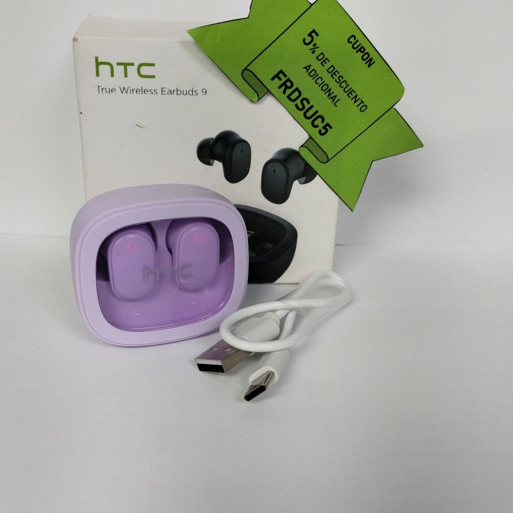 AUDIFONOS HTC EARBUDS 9 INALAMBRICO IN EAR (SEMINUEVO)