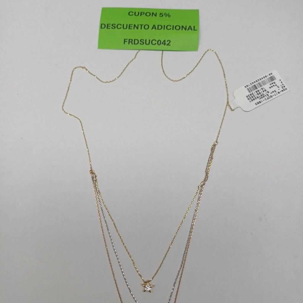 GARGANTILLA ORO 14 K 2.6 GRMS (SEMINUEVO)