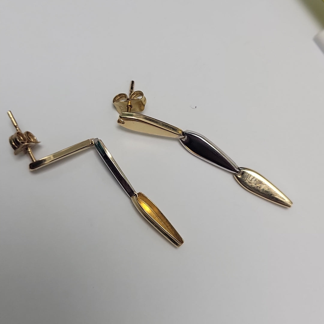 BROQUELES PAR ORO 14 K 1.4 GRMS (SEMINUEVO)