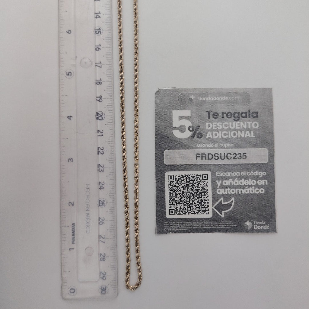 CADENA ORO 10 K 4.4 GRMS (SEMINUEVO)