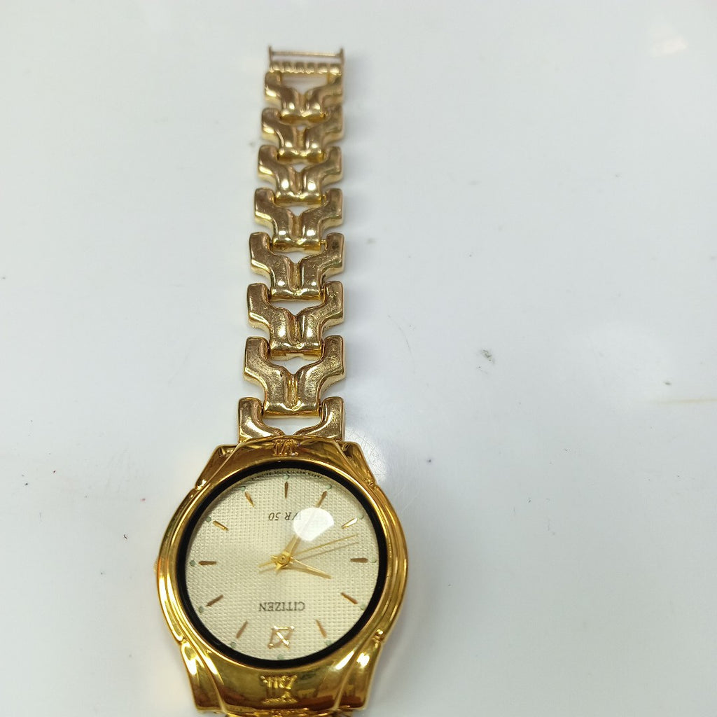 RELOJ CAJA ACERO PULSO ORO ORO 10 K 50.5 GRMS (SEMINUEVO)