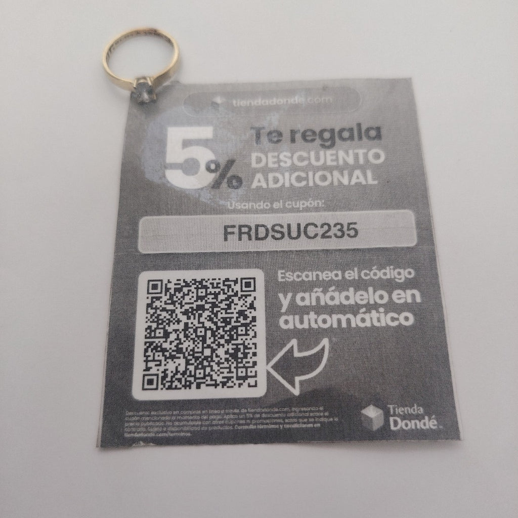 ANILLITO ORO 14 K 1.6 GRMS (SEMINUEVO)