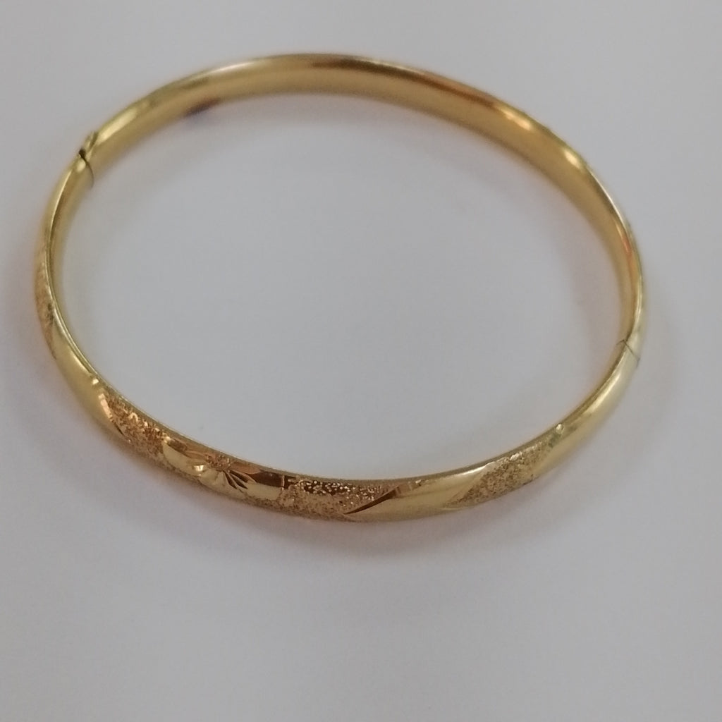 PULSERA RIGIDA ORO 14 K 8.2 GRMS (SEMINUEVO)