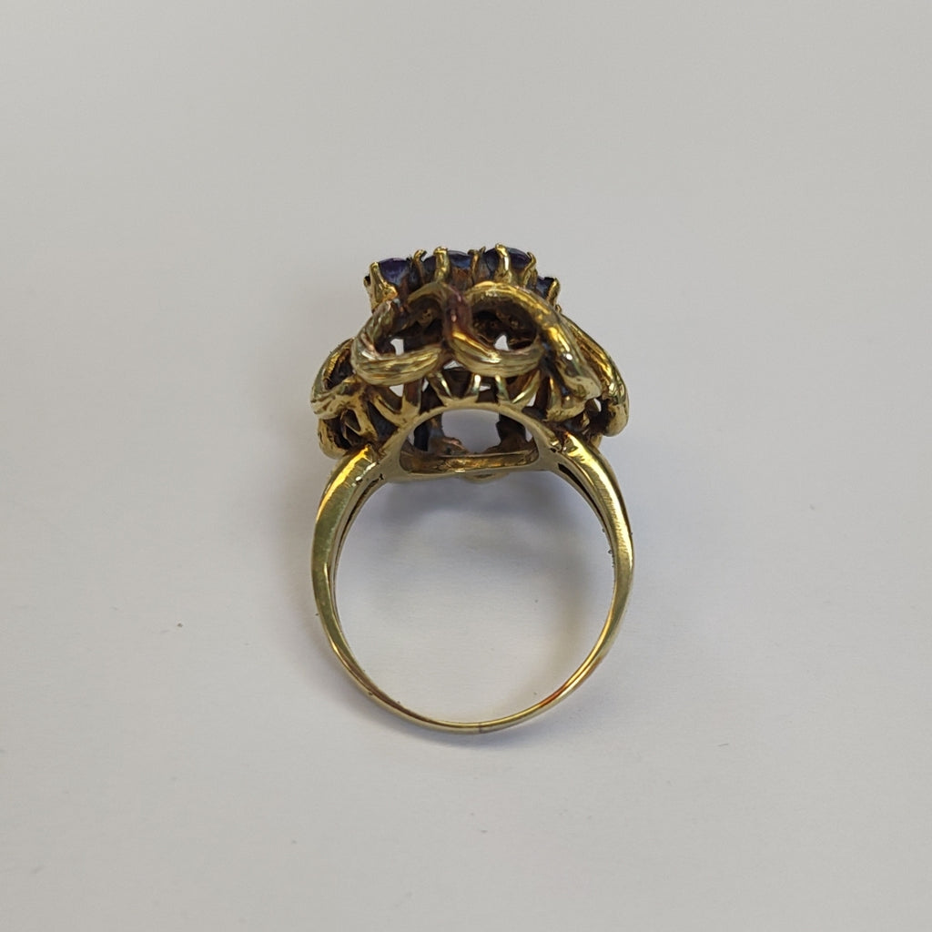 ANILLO ORO 14 K 8,90 GRMS (SEMINUEVO)