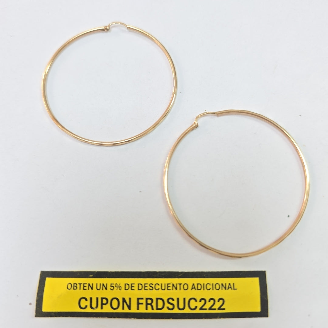 ARRACADAS PAR ORO 10 K 2.8 GRMS (SEMINUEVO)