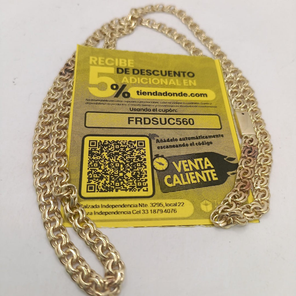 CADENA ORO 10 K 29.2 GRMS (SEMINUEVO)