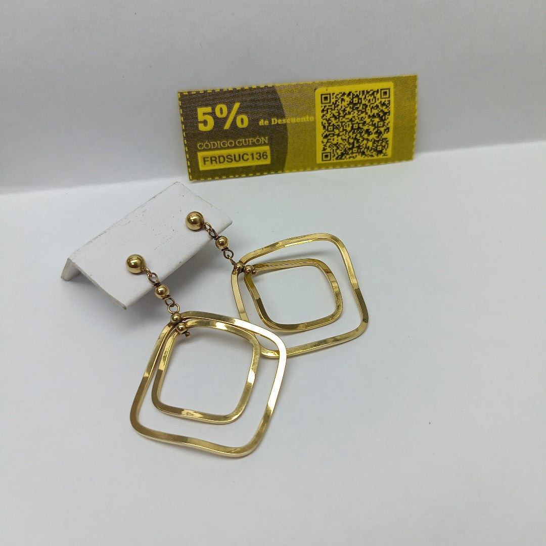 BROQUELES PAR ORO 10 K 2,90 GRMS (SEMINUEVO)