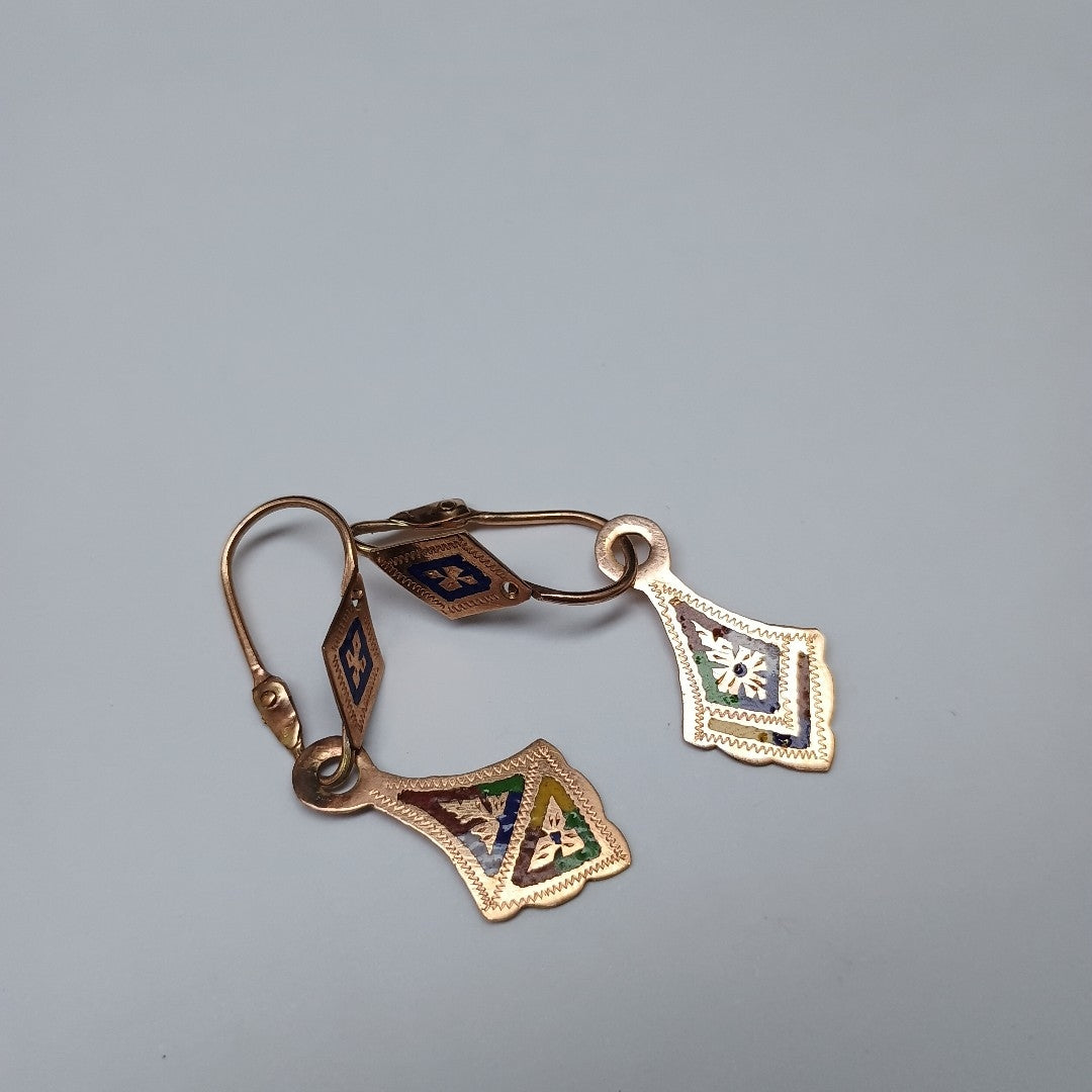 ARRACADAS PAR ORO 8 K 3.3 GRMS (SEMINUEVO)