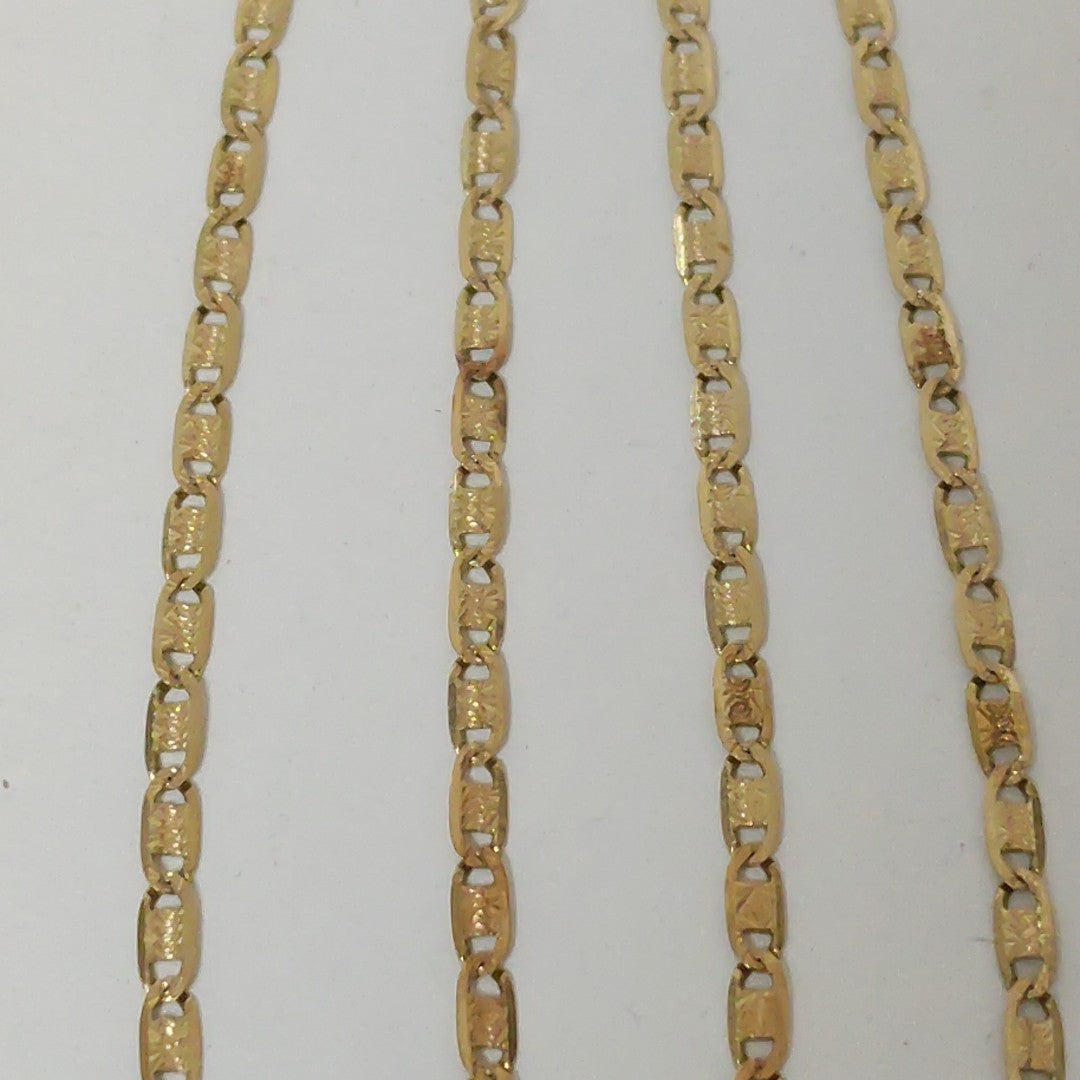 CADENA ORO COMBINADO 14 K 6.1 GRMS (SEMINUEVO)